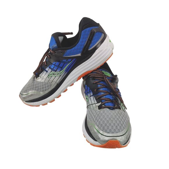 Saucony Men's Triumph ISO 2 S20290-1 Blue Sliver Running Shoes Lace UP Size 11.5 - Picture 1 of 11